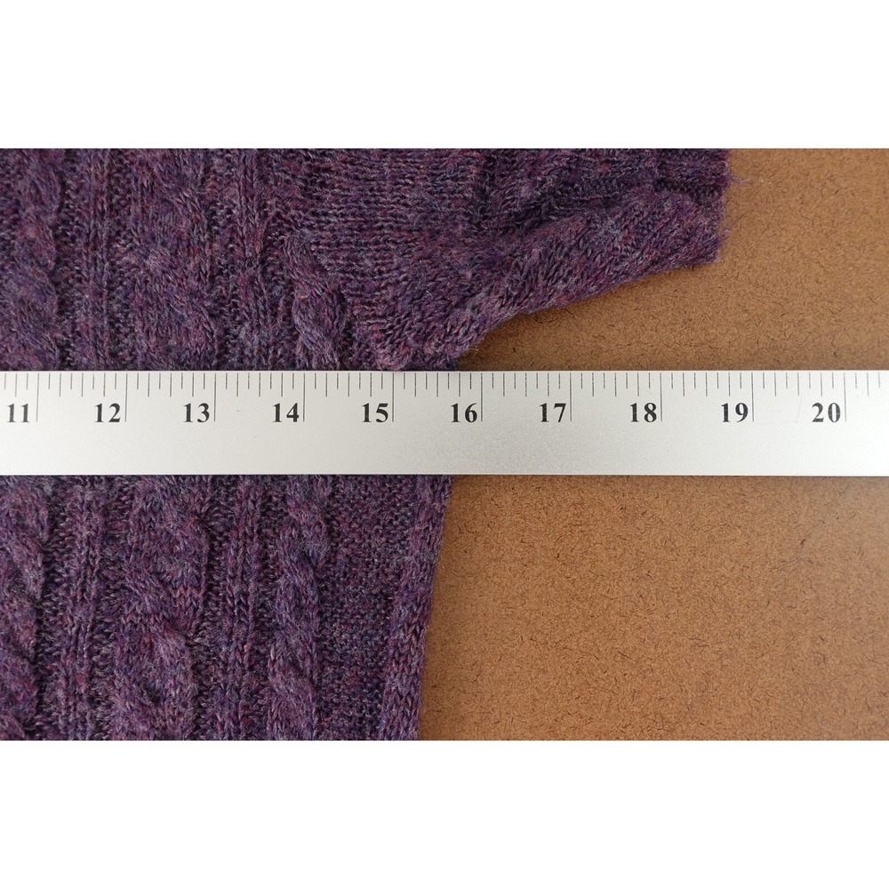 Maurices Women's Size Small Plum Knit Lightweight Short Sleeve Pullover Sweater - Picture 7 of 9